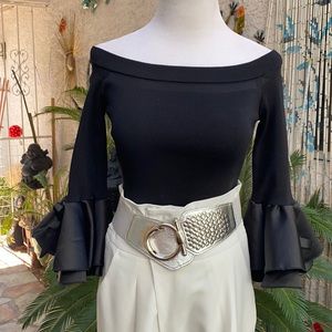 ▪️▪️BLACK BODY-CON LONG SLEEVE TOP▪️▪️